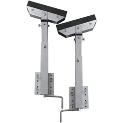 Set Barra Fissa Rimorchio Barca Arco di Sostegno 2 pz 63-88 cm - VIDAXL en oferta