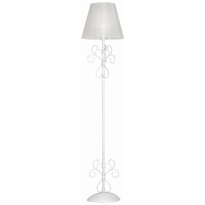 I-PERLA / PT - Lampada da terra Piantana dalla slanciata e romantica di colore bianco 60 watt E27