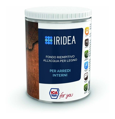 Fondo Riempitivo all'Acqua per Legno-BIANCO-750 ml - ICA FOR YOU