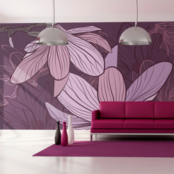 Gbshop - Fotomurale - Magnolie viola 350X270 cm características