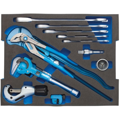 Gedore Assortimento per idraulici in modulo 2/2 L-BOXX 136, 13 pezzi - 1100 CT2-03-100 B