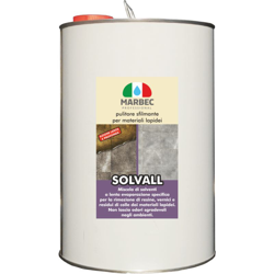 Marbec - SOLVALL 5LT | Pulitore solvente sfilmante per materiali lapidei características