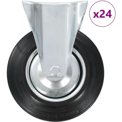 Vidaxl - Rotelle Fisse 24 pz 200 mm
