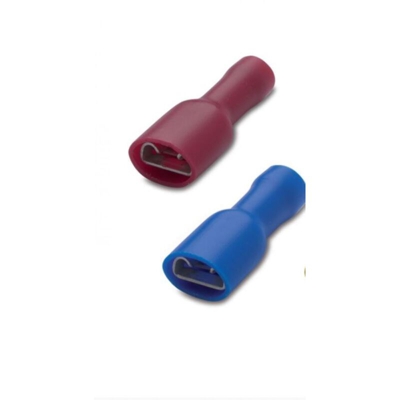 Capocorda 6,3x0,8 Femmina Isolato Rosso UL - BM