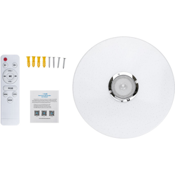 Augienb - 36W LED Plafoniera RGB Bluetooth Altoparlante musicale Luci a sospensione dimmerabili precio