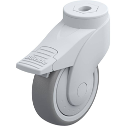 Blickle 744739 Ruote girevoli WAVE design in plastica 100 mm con fermi Modello Ruote girevoli con foro passante e freno precio