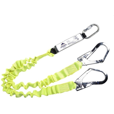 Cordino doppio elasticizzato con assorbitore di energia - Portwest