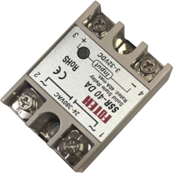 SSR-40 DA 24V-380V 40A monofase AC rele a stato solido controllo 40A DC - ASUPERMALL características