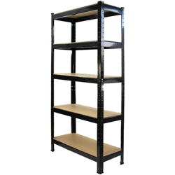 Monster Racking - Scaffale T-Rax In Acciaio Senza Bulloni Nero 75cm x 30cm x 150cm en oferta