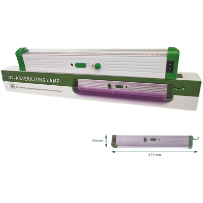 Ledlux - Lampada Plafoniera Led Germicida UV-A Sterilizzazione Disinfezione Antibatterica 4W Ricaricabile Con Gancio Ultravioletta Niente Danni Umani