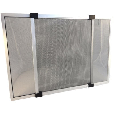Irs Zanzariera Estensibile Telesio per Finestre Porte con Tapparella Bianco 90/172x70cm