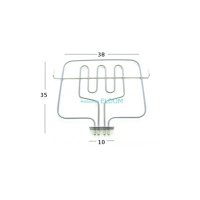 RESISTENZA FORNO DOPPIA 1500 W + 800 W - Candy
