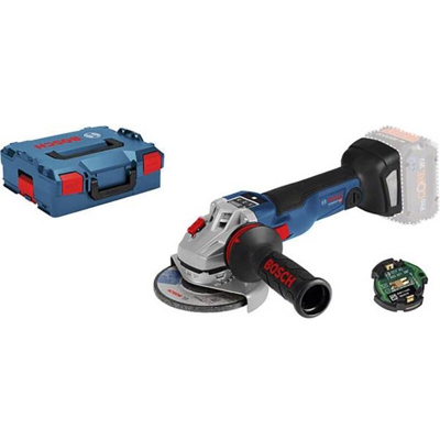 Bosch Smerigliatrice angolare a batteria GWS 18V-10 SC, senza batteria e caricabatteria, L-BOXX - 06019G360B