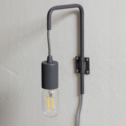 SKLUM Applique Alli Grigio Antracite Acciaio en oferta