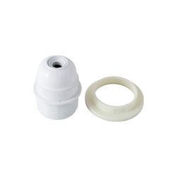 Portalampada Filetto Parz.+Ghiera E27 Bianco - Maurer características