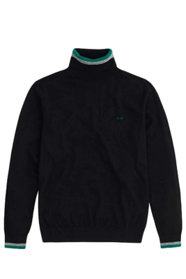 Maglia collo alto con bordi - SUN 68
