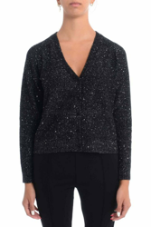 Maglia cardigan con pailettes - SUN 68 en oferta