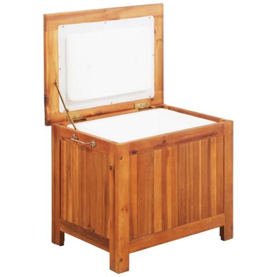 Ghiacciaia In Legno Massello Di Acacia 63x44x50 Cm