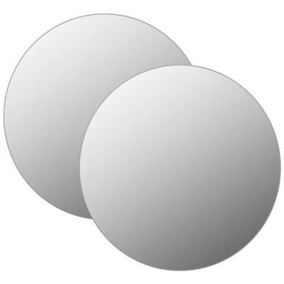 Specchi Da Parete 2 Pz 70 Cm In Vetro Circolari