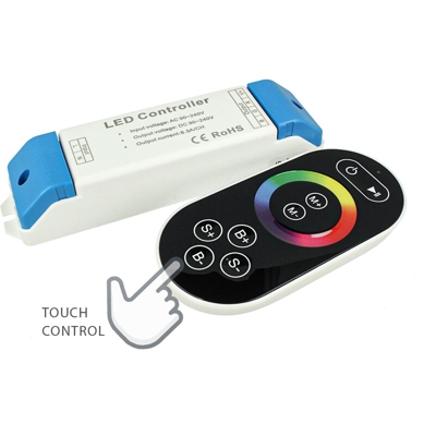 Ledlux - Centralina Led Controller RGB 220V Per Striscia Led Alta Tensione Con Telecomando Wireless RF700