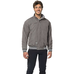 Bomber uomo Logica interno pyle impermeabile grigio giubbotto multitasche antifreddo en oferta