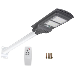 Lampada da parete solare con sensore PIR radar da 90W + palo da 90W - AUGIENB en oferta