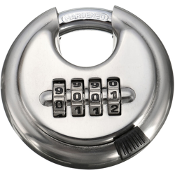 Augienb - Lucchetto a combinazione Lucchetto a quattro cifre con combinazione in acciaio inossidabile precio