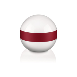 Philips Esk Lampada da Tavolo Sferica con Fascia Sintetica e Vetro, Lampadina Risparmio Energetico Inclusa, Bianco/Rosso precio