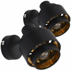 Faretti 2 pz Neri E14 - VIDAXL características