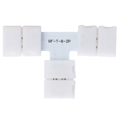 Connettore Rapido T Striscia LED SMD3528/2835 12/24VDC (KD-CONRAP-T-3528) - GREENICE