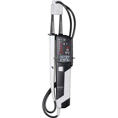 VC 55LCD Tester di tensione a due poli CAT III 1000 V, CAT IV 600 V Acustico, LCD, LED - Voltcraft