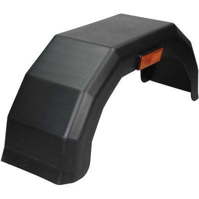 Parafango per ruota carrello rimorchio in plastica nera per accessori ruote 10' - ECD GERMANY