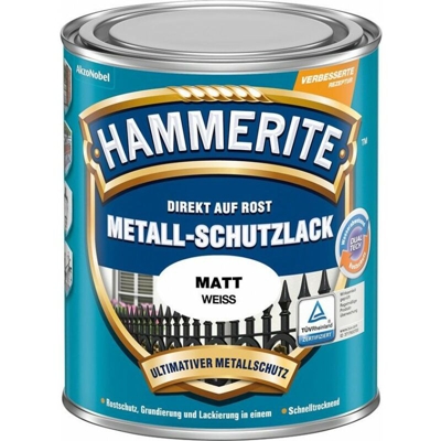 Hammerite - Lacca Protettiva 750 Ml Bianco Opaco