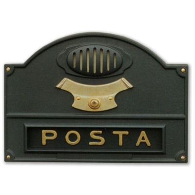 Store Ingross - Alubox buca lettere ottone ghisa con citofono