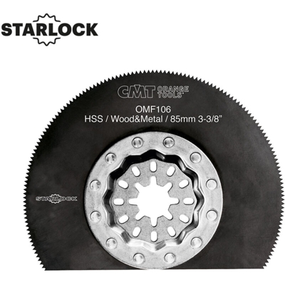 Cmt Orange Tools - OMF106-X1 LAMA A SEGMENTI PER METALLO/LEGNO HSS D=85x1mm SL