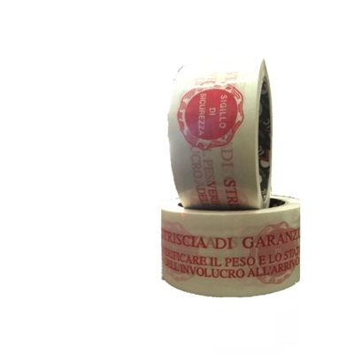 Nastro adesivo 'Sigillo di Garanzia' 5 cm x 66 m 6 pz - -SENZAMARCA/GENERICO-