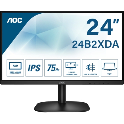 Basic-line 24B2XDA LED display 60,5 cm (23.8") 1920 x 1080 Pixel Full HD Nero, Monitor LED