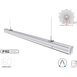 Plafoniera LED Lineare Master 50W 150cm Doppia Lente Asimmetrica 4000K IP20 Dimmerabile - V-tac características