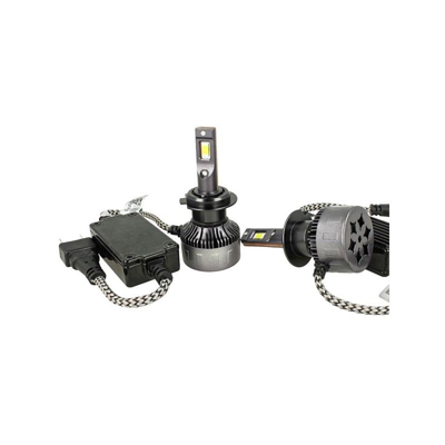 Carall - Kit Full Led Canbus H7 45W 7000lm 12V Doppio Dissipatore Ventola Silenzionsa IP66