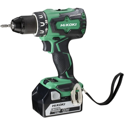 HiKOKI Trapano avvitatore Brushless 18V, 2 x 5,0Ah, 40/70Nm - DS18DBSLWFZ