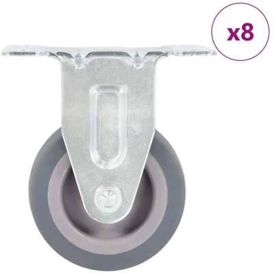 Vidaxl - Rotelle Fisse 8 pz 50 mm