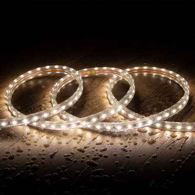 Striscia LED 220V AC 60 LED/m Bianco Naturale IP65 1m - LEDKIA