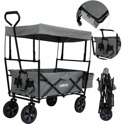 AREBOS Carrello a paletto Carrello a paletto Pieghevole Carrello da trasporto