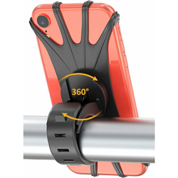 Langray - Porta Cellulare Bici, Supporto Bici Smartphone [Rotazione a 360 Gradi] Manubrio Universale Bici Moto MTB per Dispositivi Elettronici características