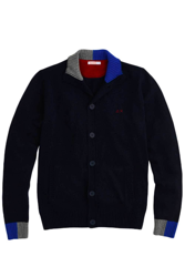 Maglia cardigan con contrasti - SUN 68 precio