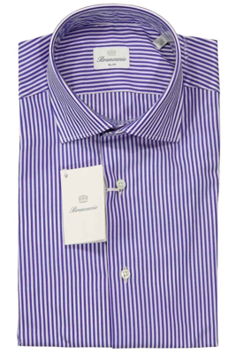 Camicia righe in cotone- BRANCACCIO