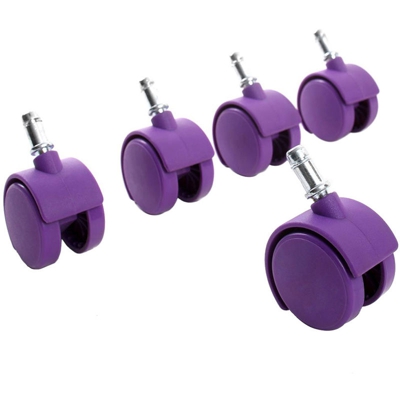 Miliboo - Rotelle viola compatibili base bianca