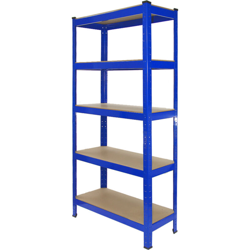 Scaffale T-Rax in Acciaio Senza Bulloni Blu 75cm x 30cm x 150cm - Monster Racking precio