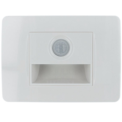LEDLUX SD60038-1BC SANDASDON Segnapasso Led Con Sensore Bianco 220V 1,6W Caldo 3500K Per Scatola 503 Compatibile Bticino Matix