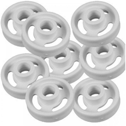 Kit 8 ruote scorrimento cesto LAVASTOVIGLIE inferiore adattabile Ariston Indesit - UNIVERSALE precio